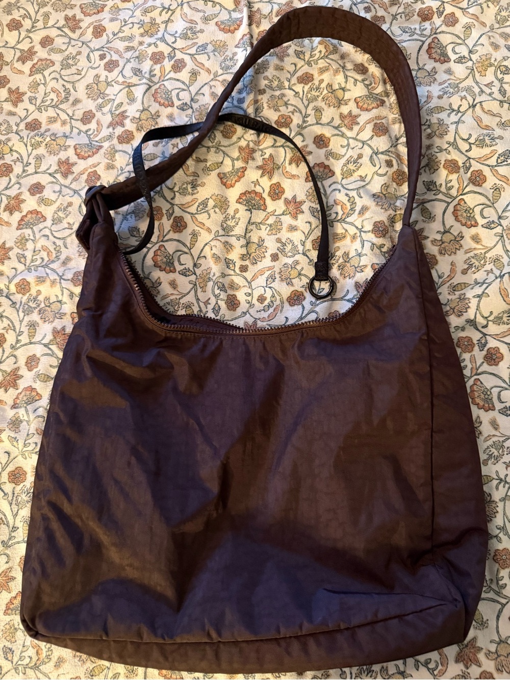 Baggu chocolate plum shoulder bag - Picture 2 of 3
